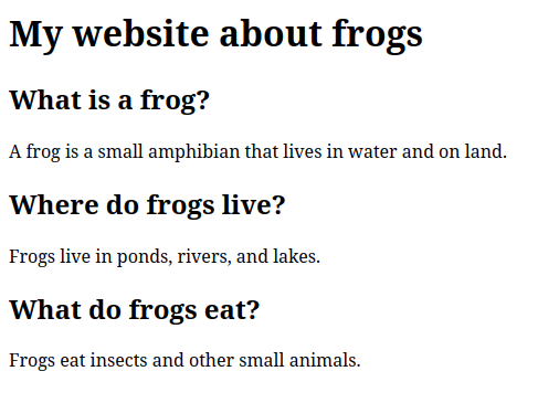 We are now web designers.